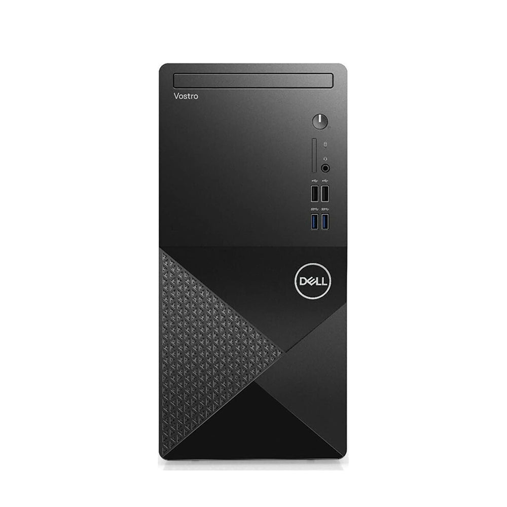 Dell Vostro 3888 desktop computer, black tower.
 Dell Vostro 3888 desktop computer, black tower.